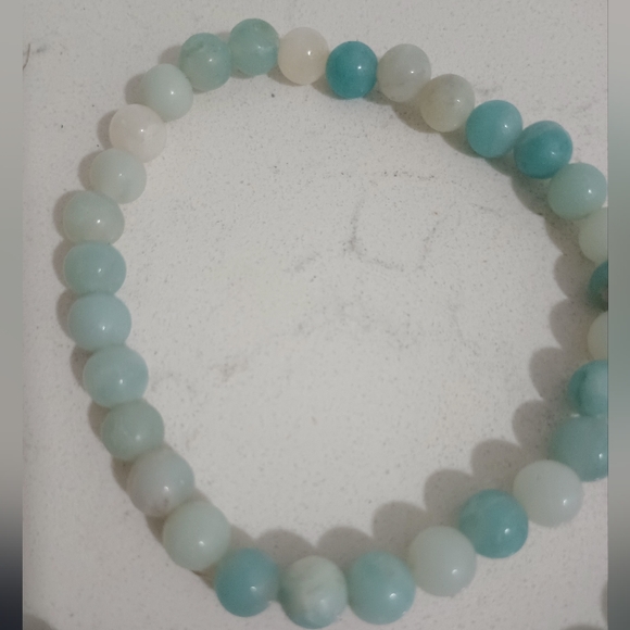 Blue Kyanite , labradite ,tourmaline and tigers eyes Bundle of (5) Bracelets - Picture 5 of 14